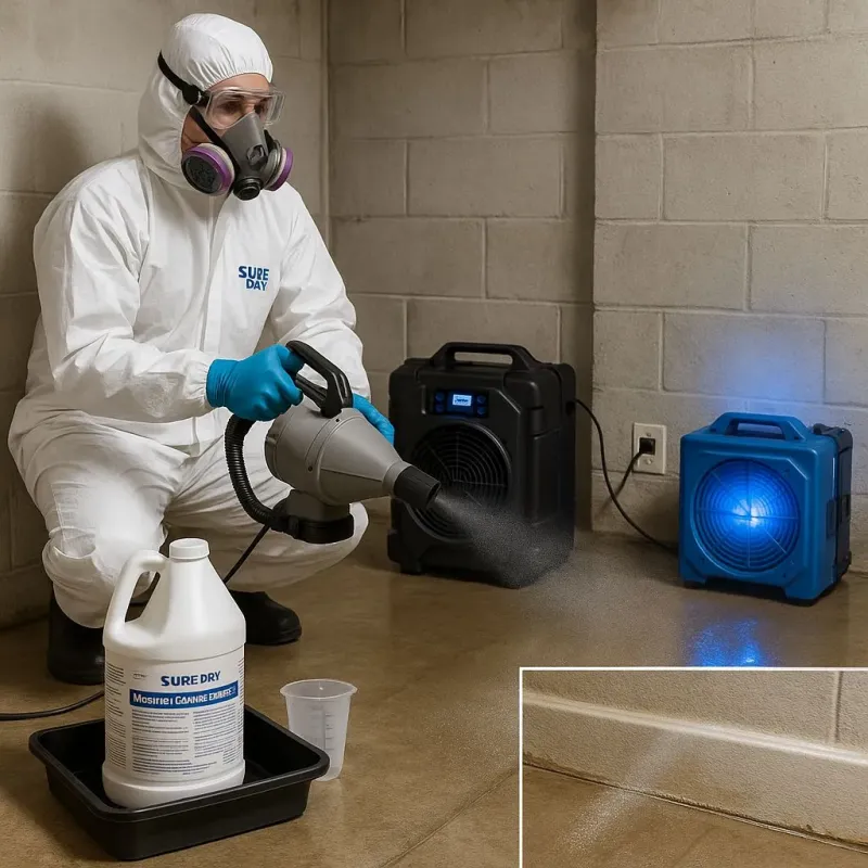 Sanitization and Odor Removal process in Socorro Mission Number 1 Colonia, TX