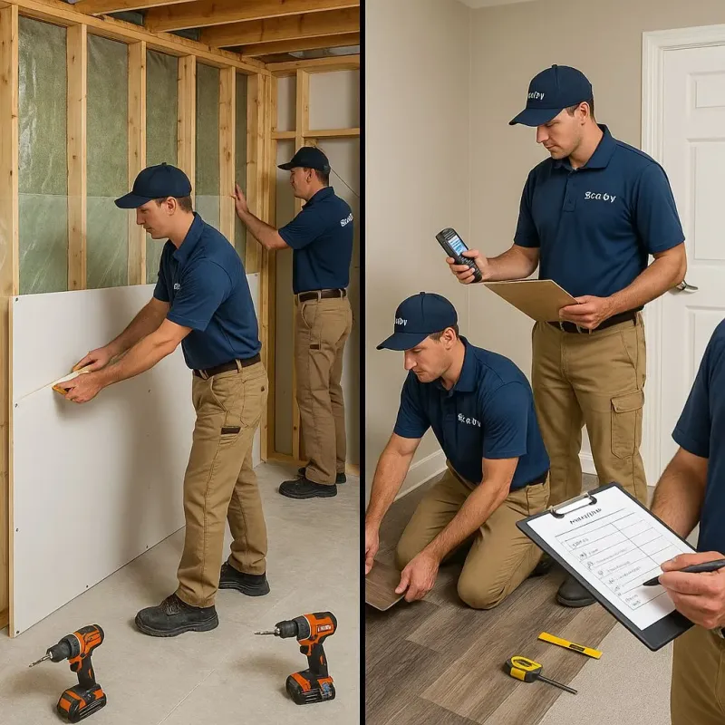 Repairs and Reconstruction process in Socorro Mission Number 1 Colonia, TX